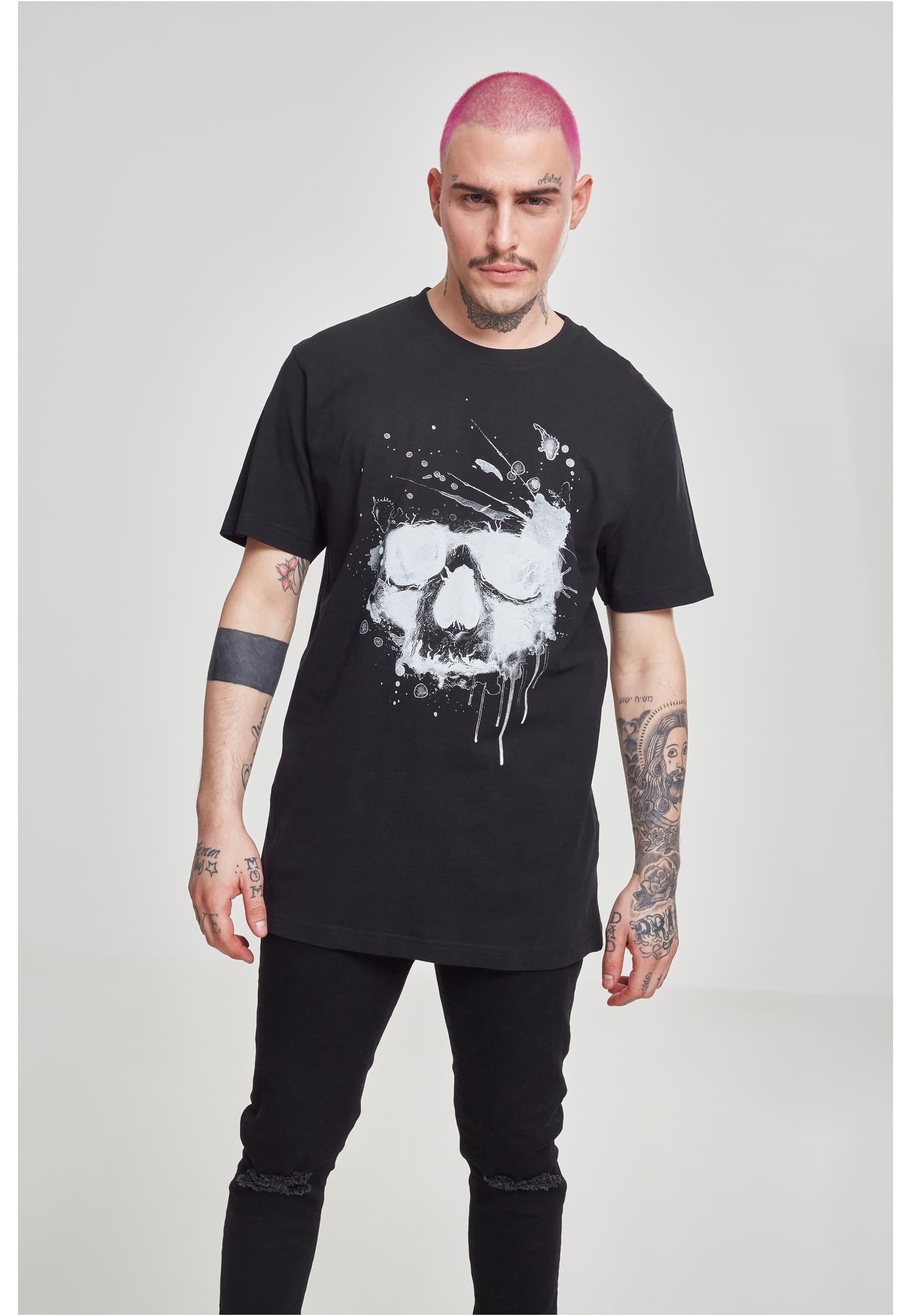 Waterpaint Skull Tee