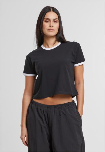 Ladies Contrast Retro T-Shirt